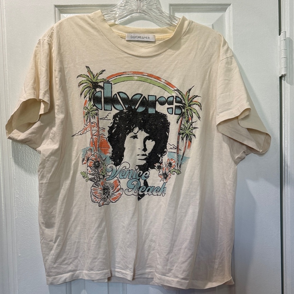 Daydreamer Doors Beige Graphic T-Shirt